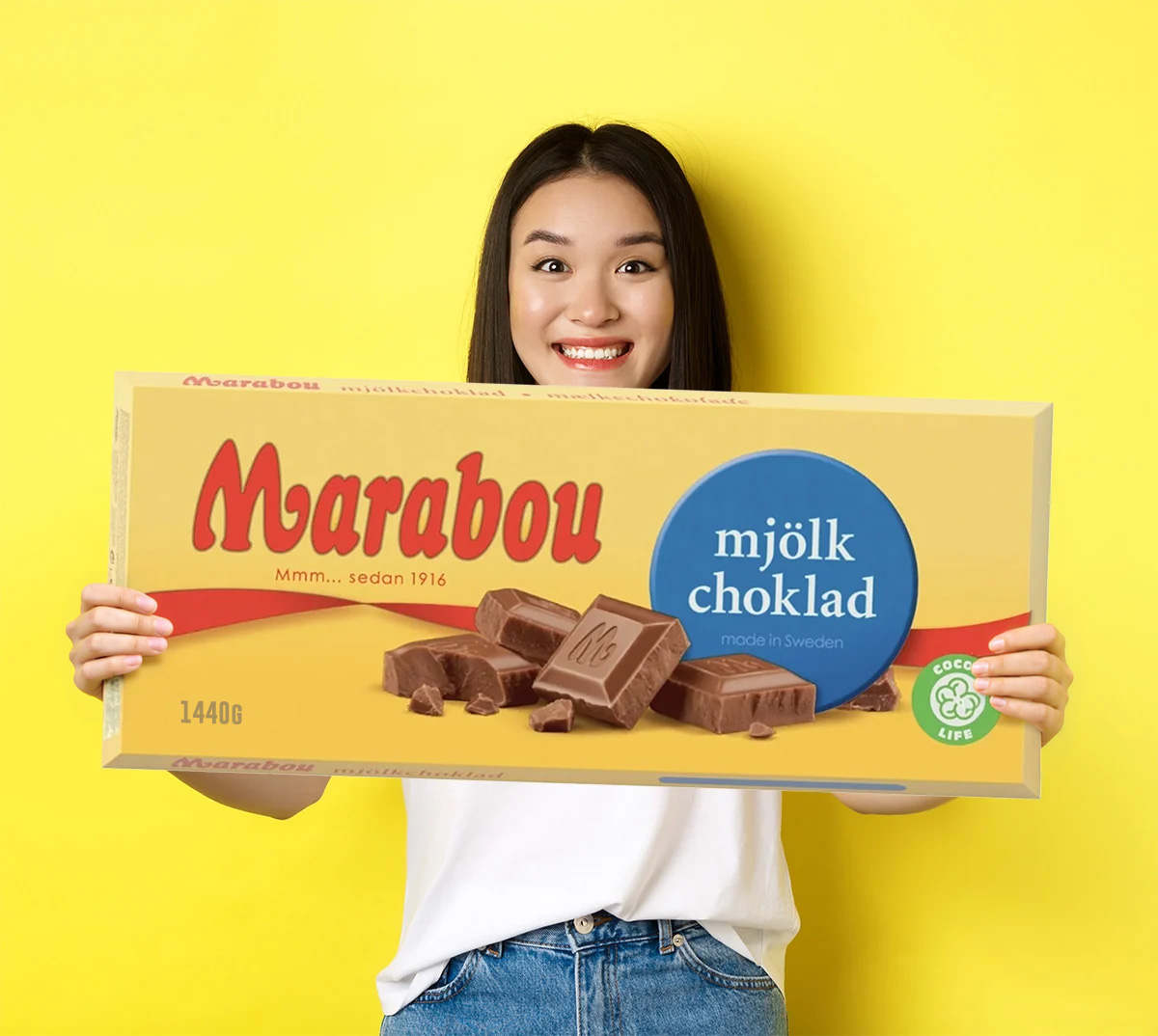 Marabou XL Mælkechokolade – 16 x 90 g